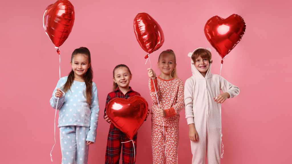 Children celebrating Valentine’s Day and autism in a sensory-friendly, inclusive way