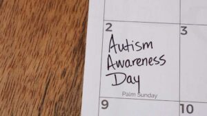 World Autism Awareness Day calendar marking Autism Awareness Day global awareness